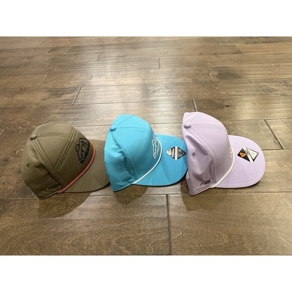 Lot Of 3 Pukka Mens Boardroom Tri-Tech Adjustable Strapback Hat Cap NWOT - Picture 4 of 7